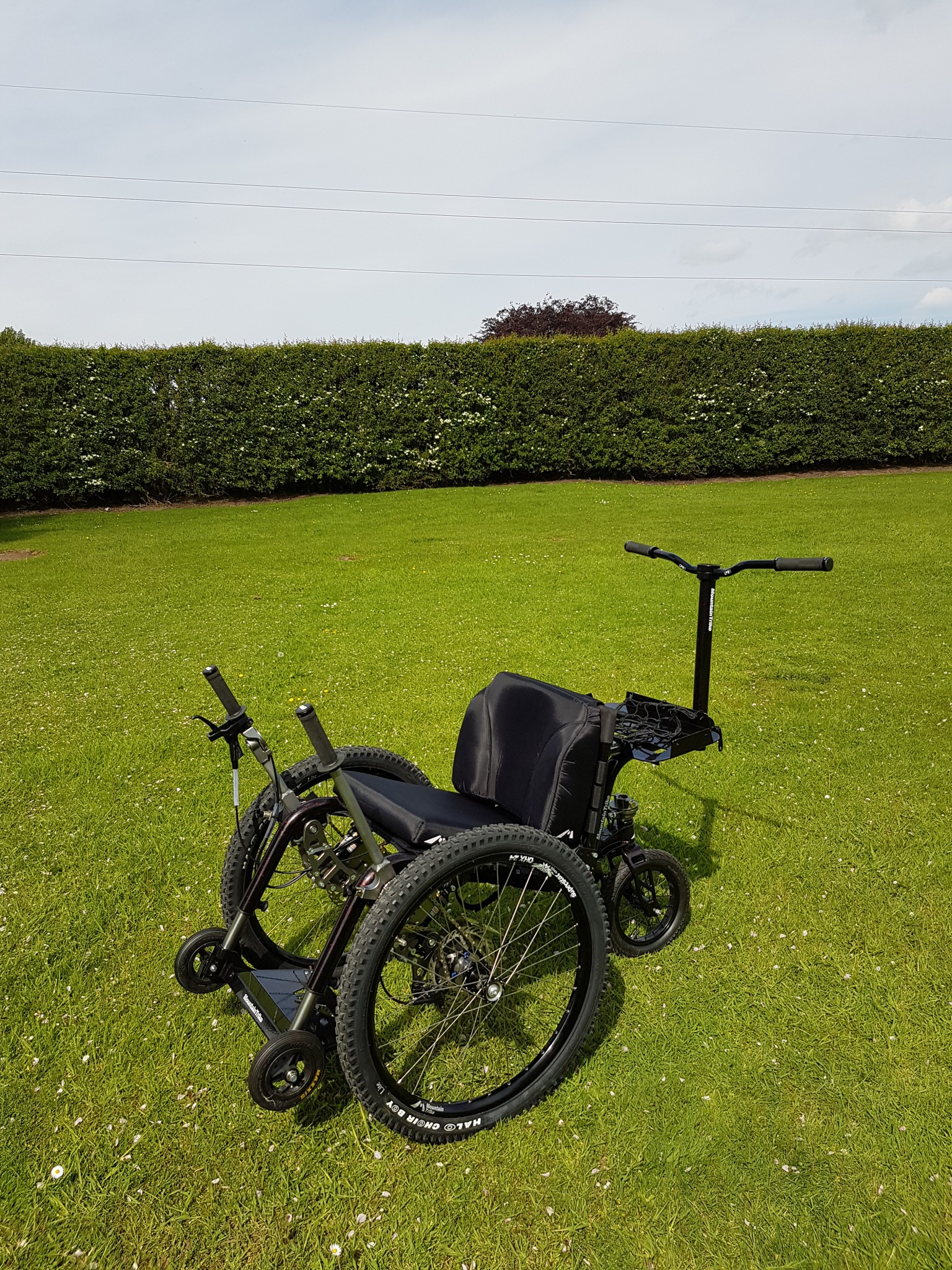 Mountain Trike all terrain wheelchair - great for festival goers