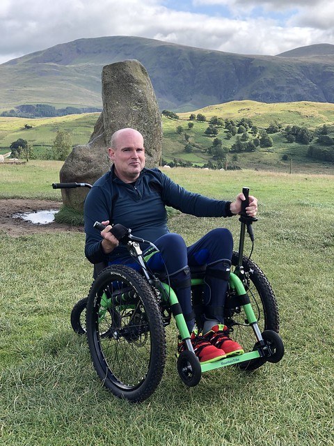 Mountain Trike all terrain wheelchair rises to the latest off-road challenge with customer David Needham