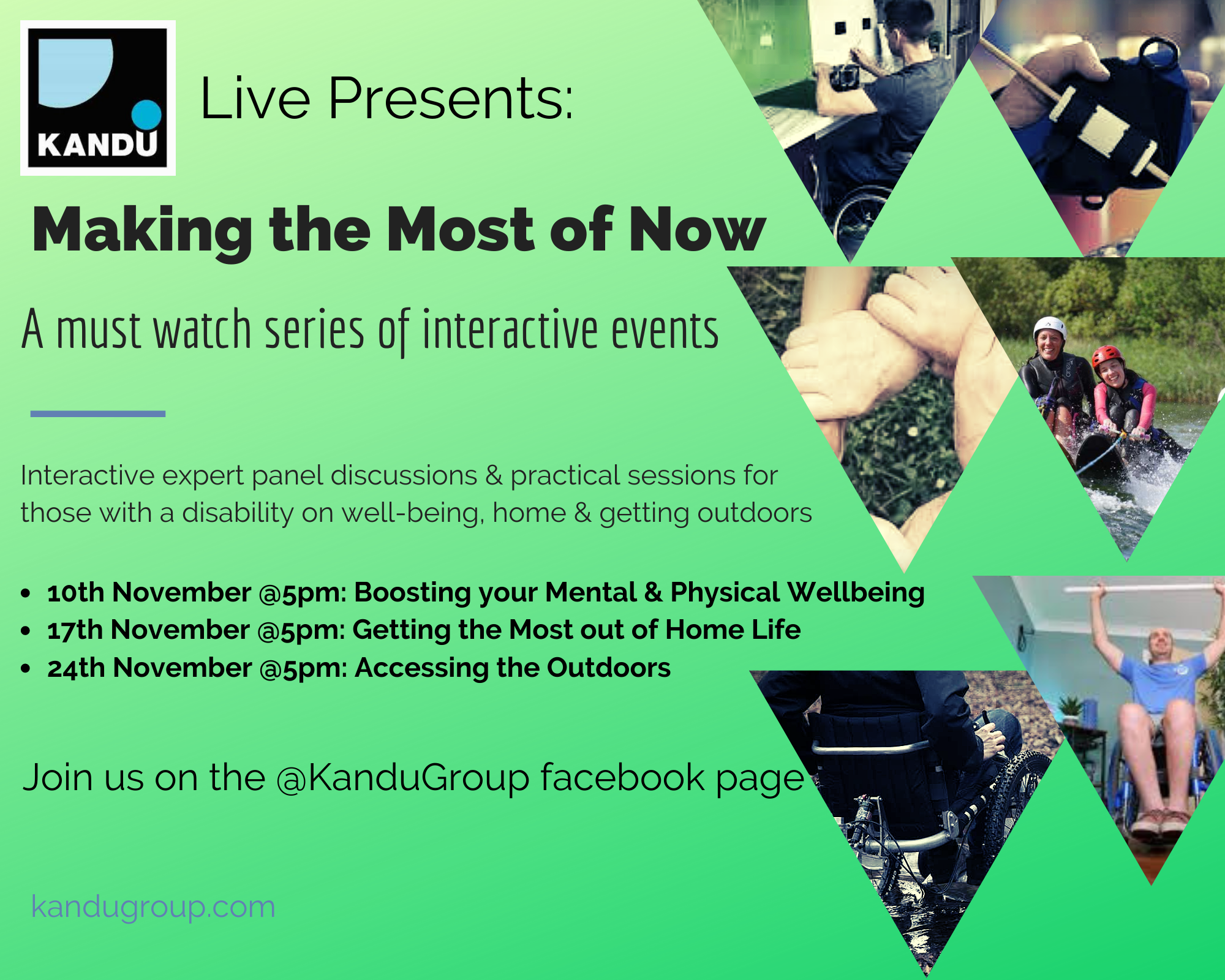 JOIN US for a series of must-watch online events this November
