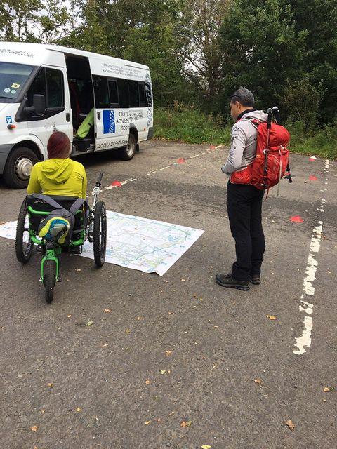 Laura May, Mountain Trike Wheelchair, Lowland Training