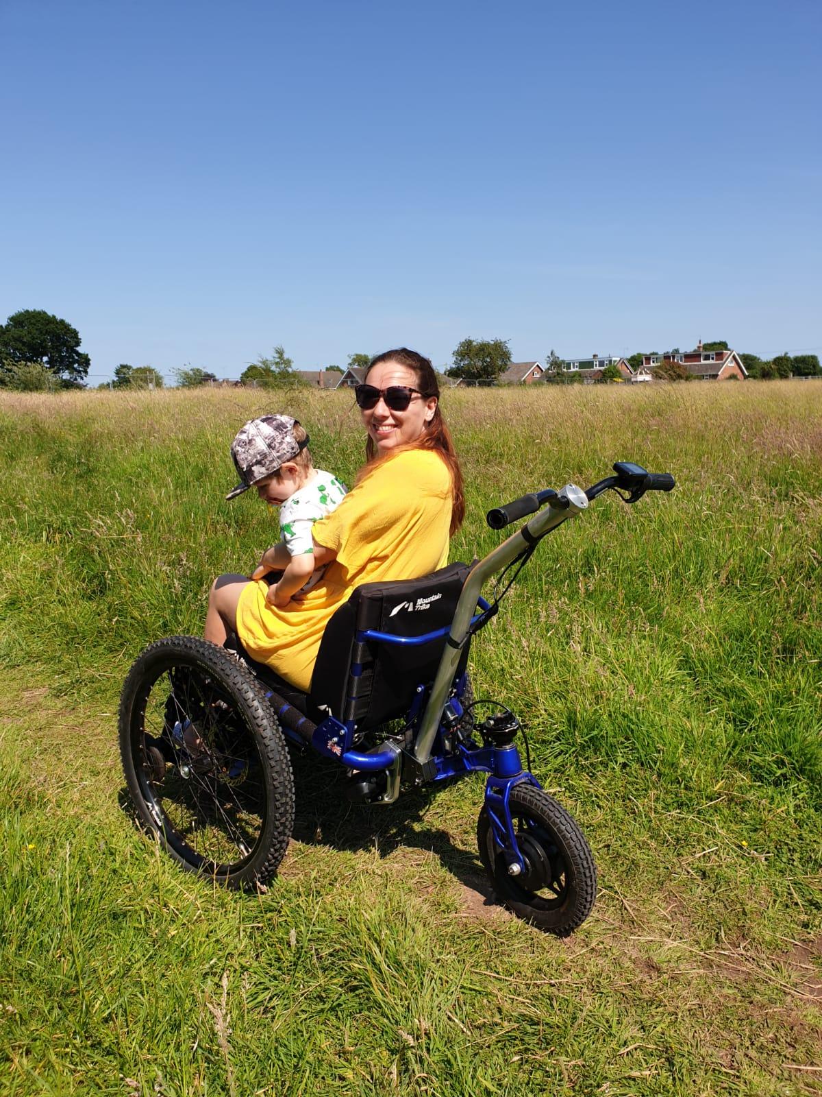 Testing the MT Push electric assist all terrain wheelchair