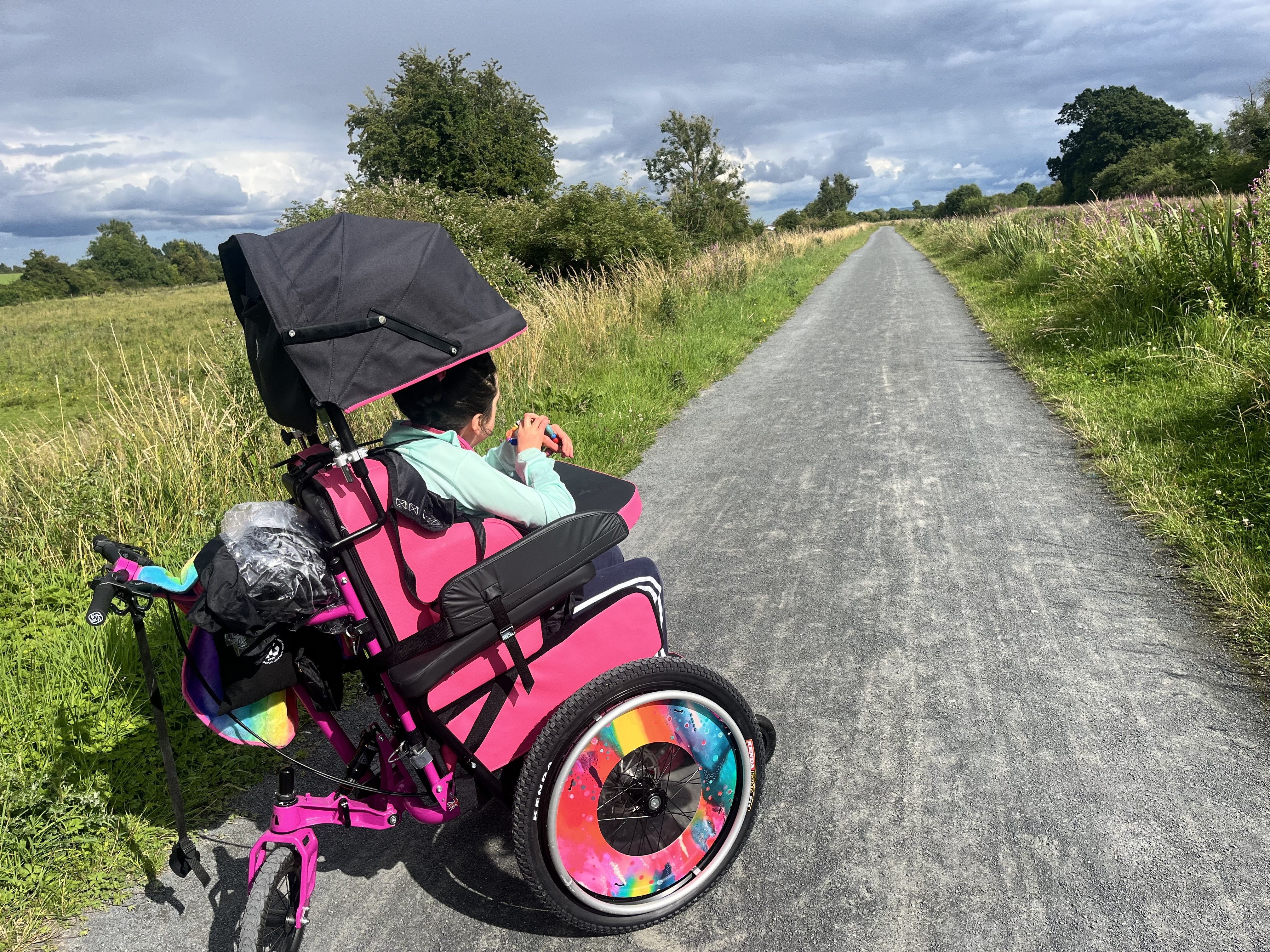 Specialist seating and adaptations for Mountain Trike all terrain wheelchair