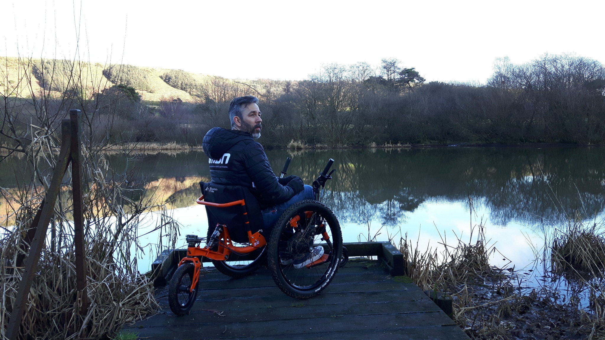 Martyn Ashton test rides the Mountain Trike wheelchair