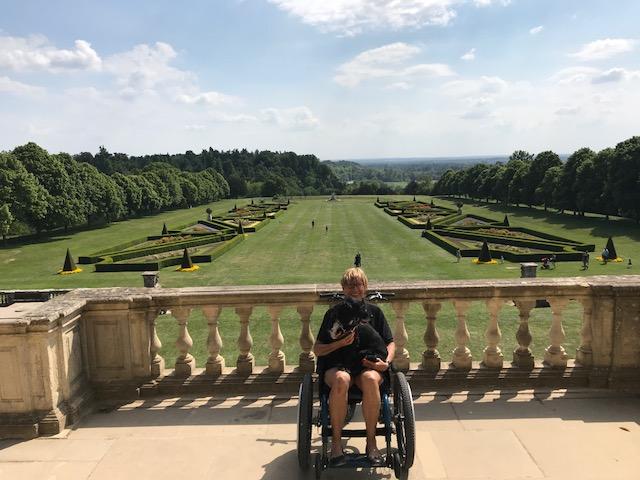 MT Push all terrain wheelchair National Trust, Cliveden