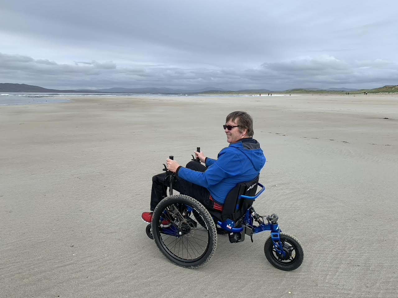 Customer review: Off-road capability of the Mountain Trike all terrain wheelchair is phenomenal. 