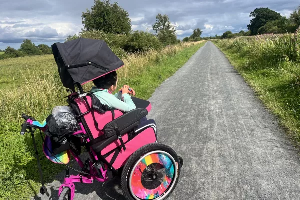 Specialist seating and adaptations for Mountain Trike all terrain wheelchair