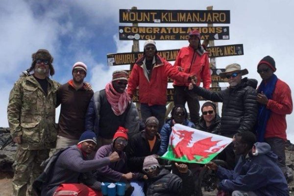 Geraint Williams from Wales achieves goal with help of all terrain wheelchair 