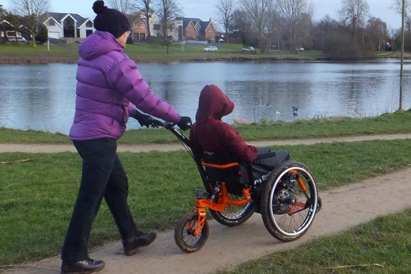 Borrow an MT Push all -terrain wheelchair through Bowen Island Public Library 