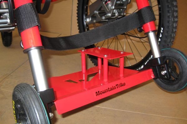 How to adjust the Mountain Trike wheelchair footrest -  video