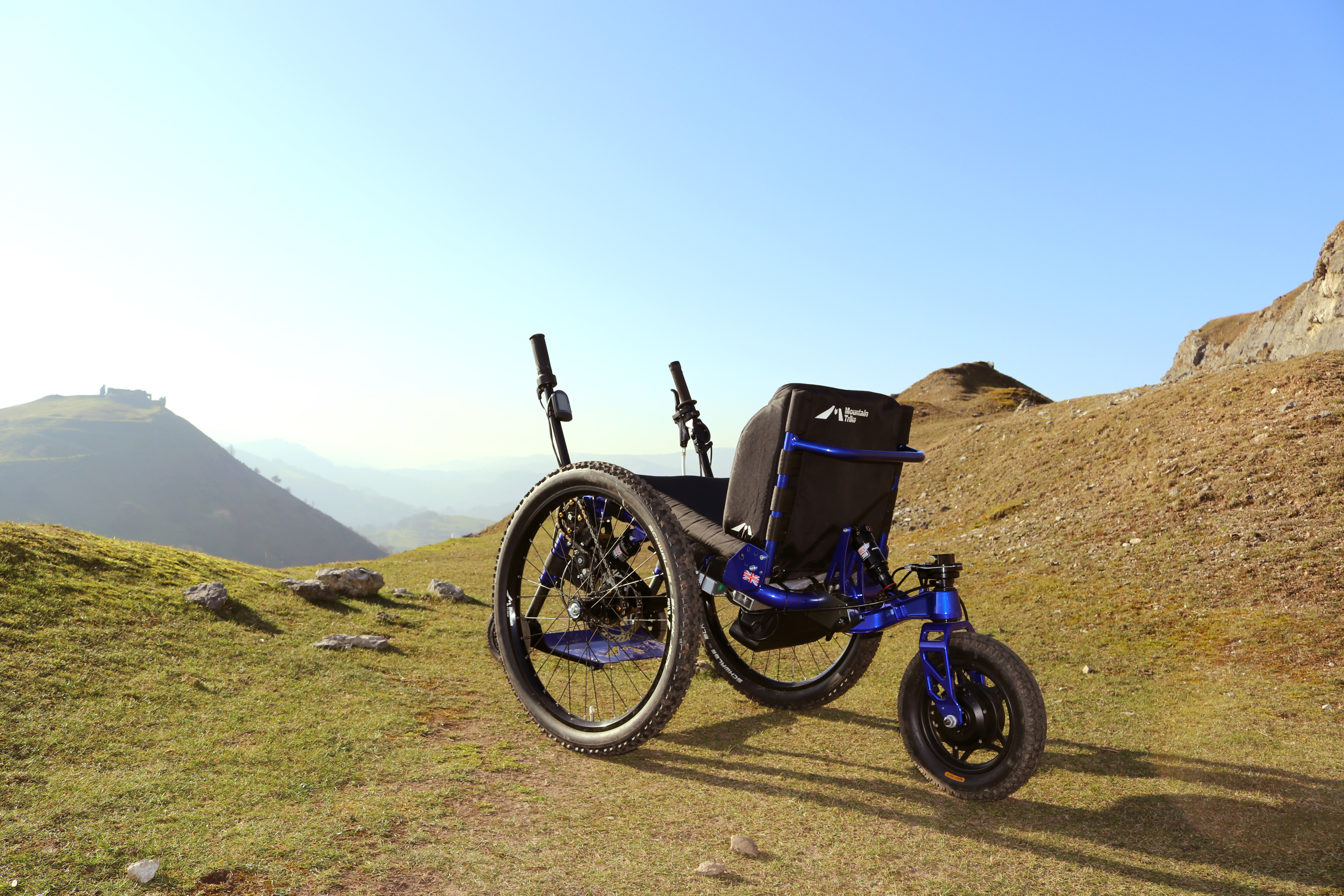 eTrike, electric power assist all terrain wheelchair